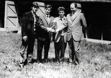 Standardna ekipa za zračno puško d-l Janko požar, Debevc Jože, Zadnik Jadran in Jankovič Darko